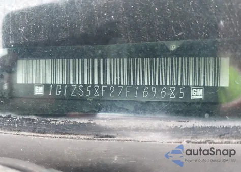 2007 Chevrolet Malibu Ls z USA, uszkodzony, nr VIN 1G1ZS58F27F169685